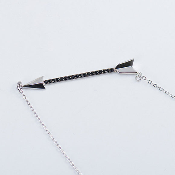 Collar de Plata 925 Flecha de Cupido para Mujer