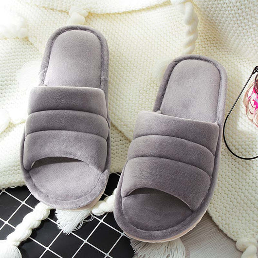 Pantuflas de Algodón Suave para Casa con Suela Flexible - Image 9