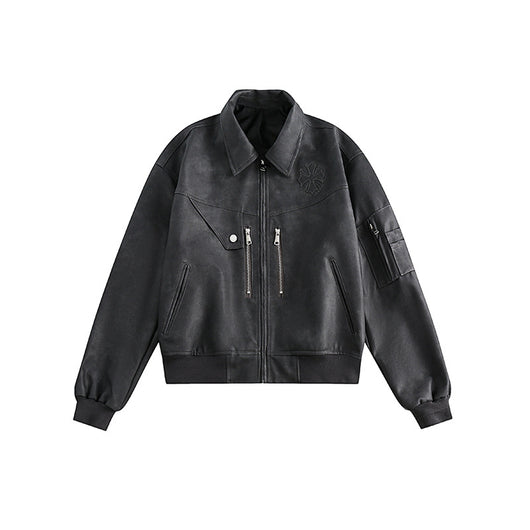 Chaqueta de Cuero PU Casual para Otoño - Estilo Urbano - Image 4