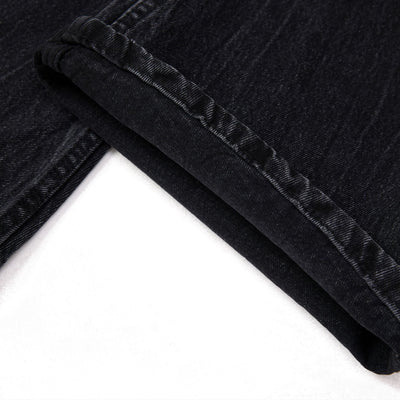 Jeans Vintage Desgastado con Efecto Rayo Americano - Image 4