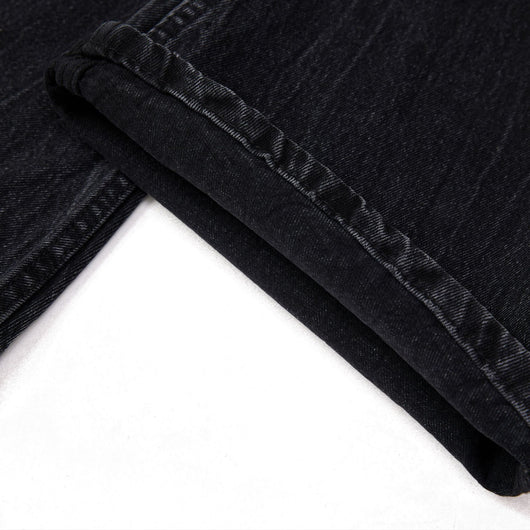 Jeans Vintage Desgastado con Efecto Rayo Americano - Image 4