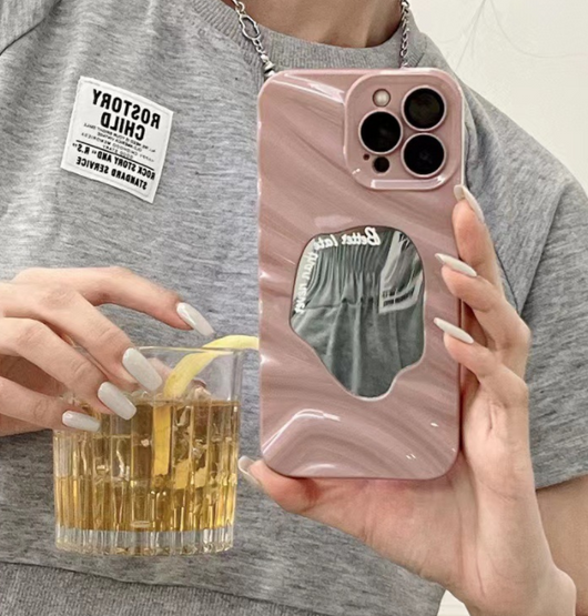 Funda Espejo Geométrica con Patrón Wave - Image 3