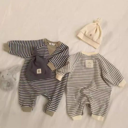 Buzo Infantil de Rayas con Cuello Redondo y Mangas Largas - Image 5