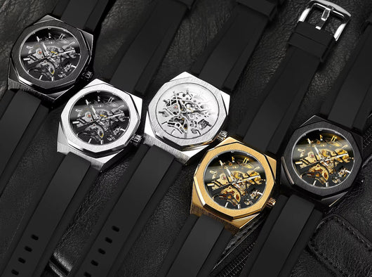 Reloj Automático Mecánico con Correa de Caucho - Image 23