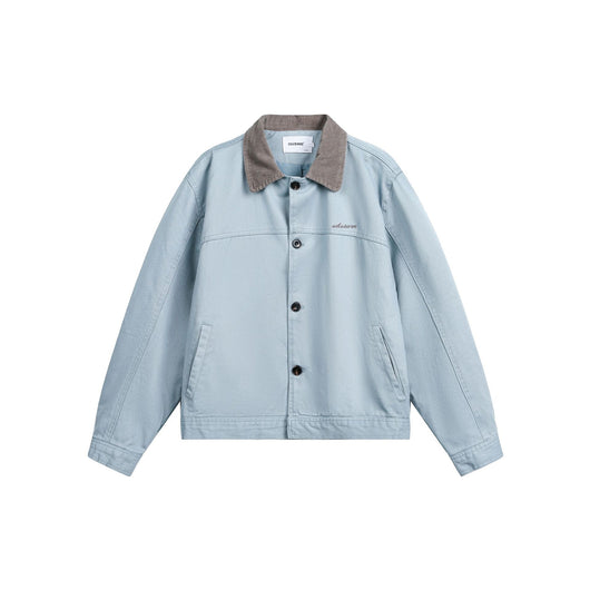 Chaqueta de Trabajo Retro Corta para Hombre - Image 18