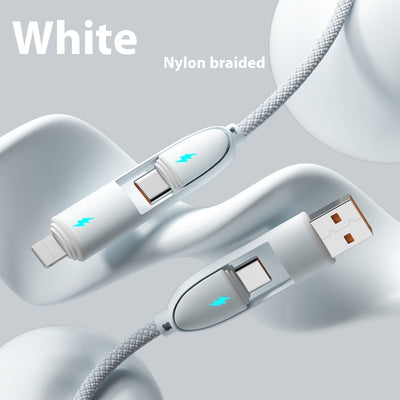Cable de Carga Rápida 4 en 1 de Silicona Premium - Image 26