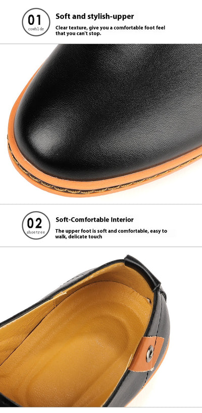 Zapatos de Cuero para Hombre Estilo Casual Business con Cordones - Image 11