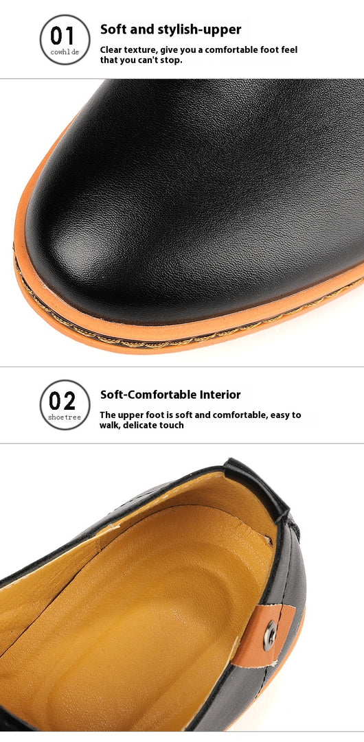 Zapatos de Cuero para Hombre Estilo Casual Business con Cordones - Image 11