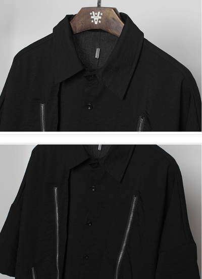 Camisa Suelta con Cierre Diseño Dark Character para Hombre - Image 12