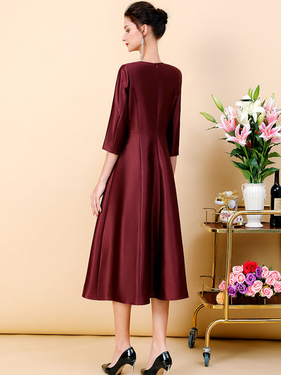 Vestido A-Línea Elegante de Temperamento para Mujer - Image 5