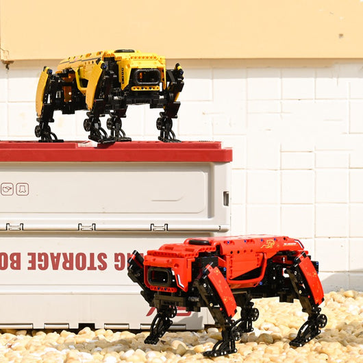Robot Perro Programable con Bloques de Construcción y Control Remoto
