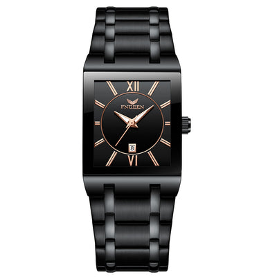 Reloj de Pulsera Cuadrado Impermeable con Calendario y Movimiento de Cuarzo - Image 4