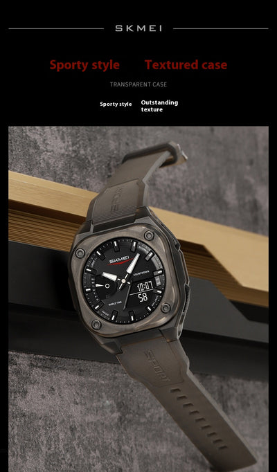 Reloj Electrónico Deportivo Dual con Insertos Luminosos e Impermeabilidad Total - Image 9