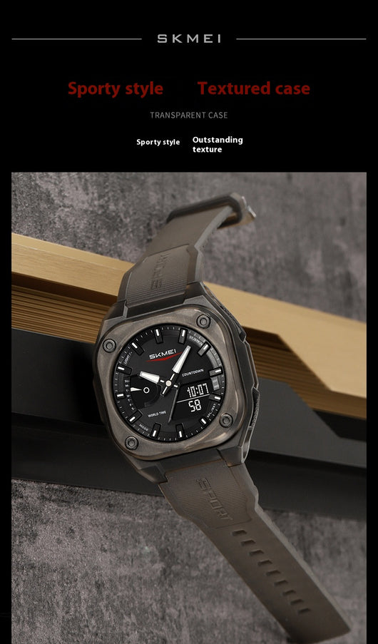Reloj Electrónico Deportivo Dual con Insertos Luminosos e Impermeabilidad Total - Image 9