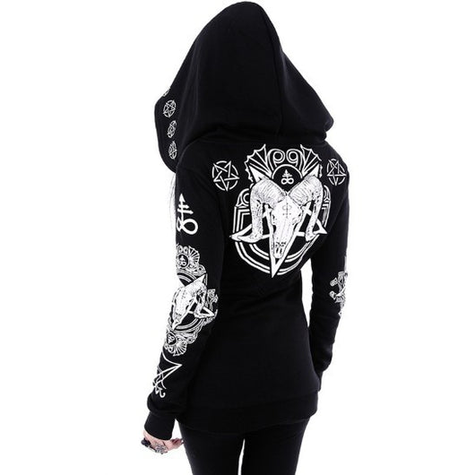 Sudaderas Estampadas Gothic Punk para Mujer - Manga Larga - Image 7