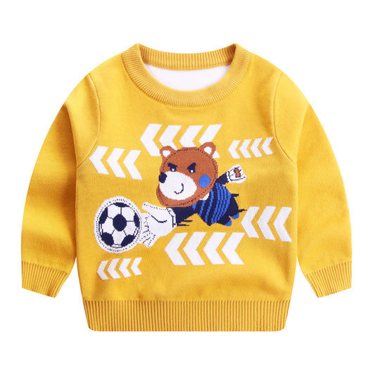 Suéter Infantil Doble Capa para Otoño e Invierno - Image 9