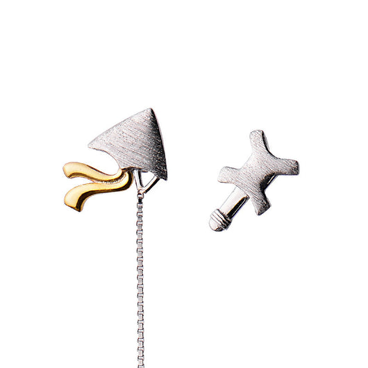Aretes Asimétricos de Personalidad Larga - Image 7
