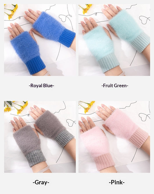 Guantes Térmicos de Punto con Dedos Libres y Forro Suave - Image 17
