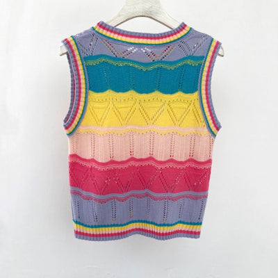 Cardigan Holgado Estilo Universitario para Mujer - Image 61