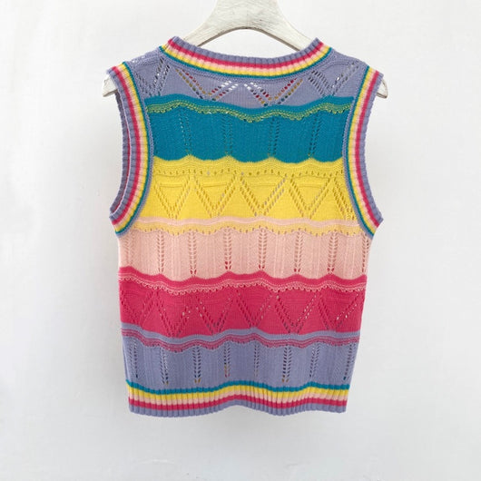 Cardigan Holgado Estilo Universitario para Mujer - Image 61