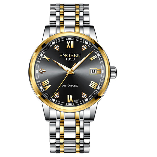 Reloj Automático de Acero Inoxidable Estilo Cinturón Ejecutivo Impermeable con Luminiscencia - Image 10