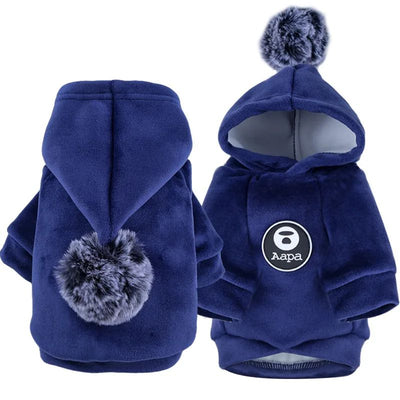 Abrigo Polar con Capucha para Perros y Gatos - Pijama de Invierno para Mascotas Pequeñas - Image 18