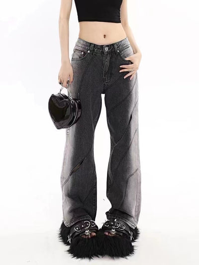 Pantalón Vaquero Talle Alto Rotos Modernos Casual - Image 8