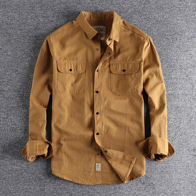Camisa Vintage Casual para Hombre - Image 3