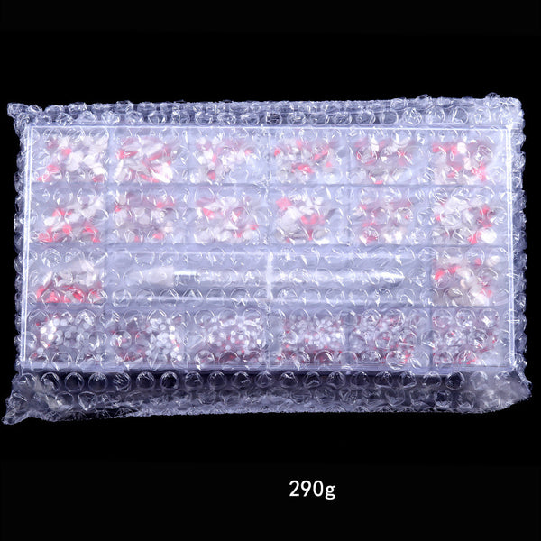 Set de Cristales de Vidrio Fondo Plano con 21 Compartimentos para Decoración de Uñas - Image 4