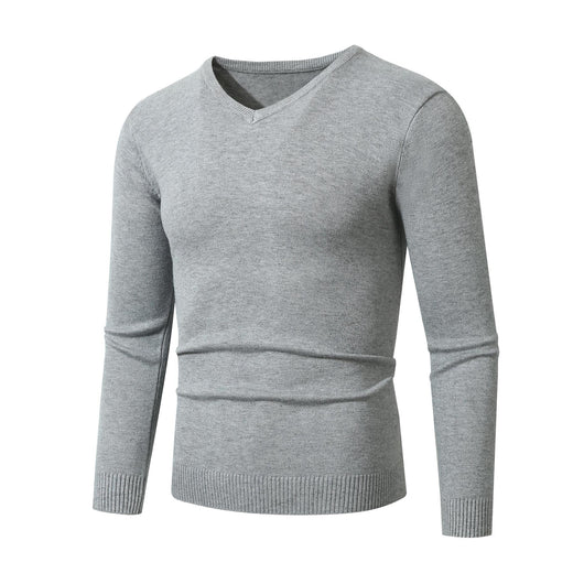 Suéter Base Layer Cuello V Manga Larga Estilo Europeo - Image 2