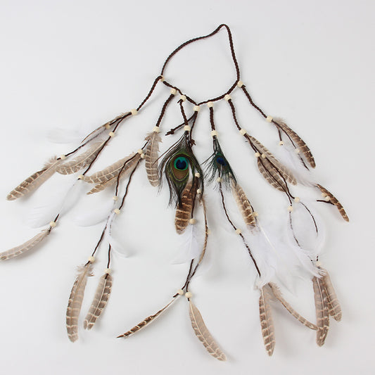 Banda para el Cabello con Plumas - Accesorios Bohemios - Image 2
