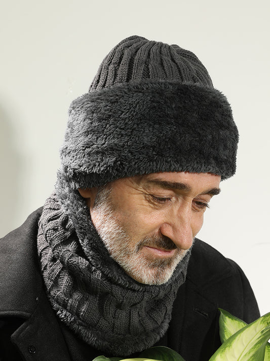 Gorro de Lana Gruesa para Hombre - Tejido Cálido y Resistente - Image 2