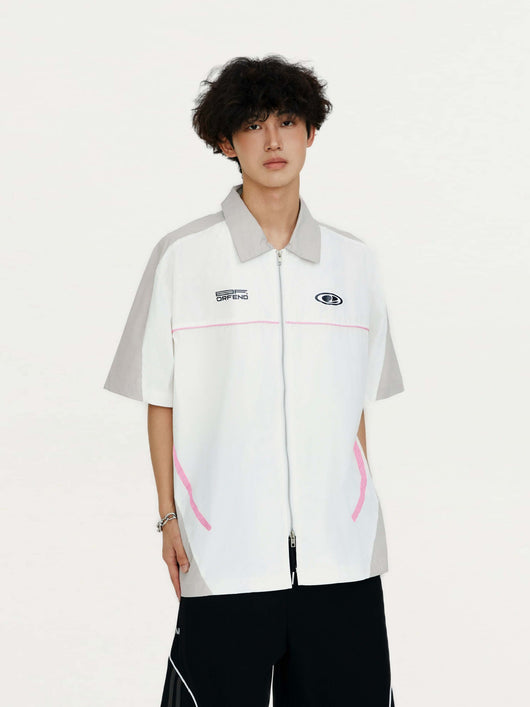 Camisa Manga Corta con Estampado de Letras a Juego - Image 22