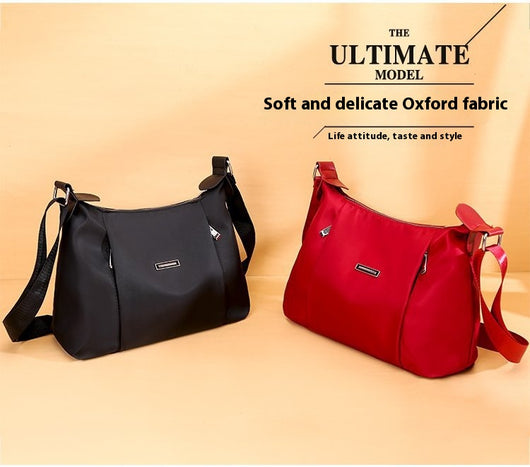 Bolso Bandolera Oxford para Mujer - Elegancia Minimalista y Funcional - Image 11