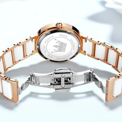Reloj de Lujo para Mujer con Movimiento de Cuarzo y Resistencia al Agua - Image 5