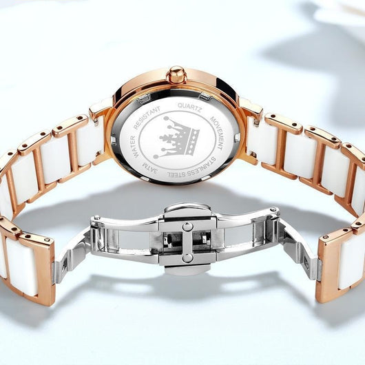 Reloj de Lujo para Mujer con Movimiento de Cuarzo y Resistencia al Agua - Image 5