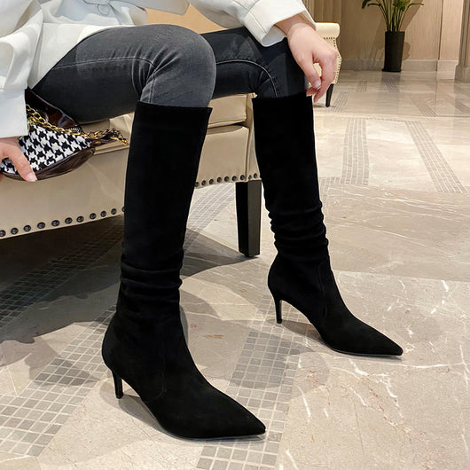 Botas Stiletto de Punta Fina para Mujer - Image 22
