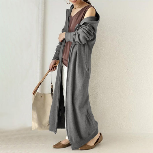 Abrigo Hoodie de Felpa Casual de Manga Larga para Mujer - Image 10