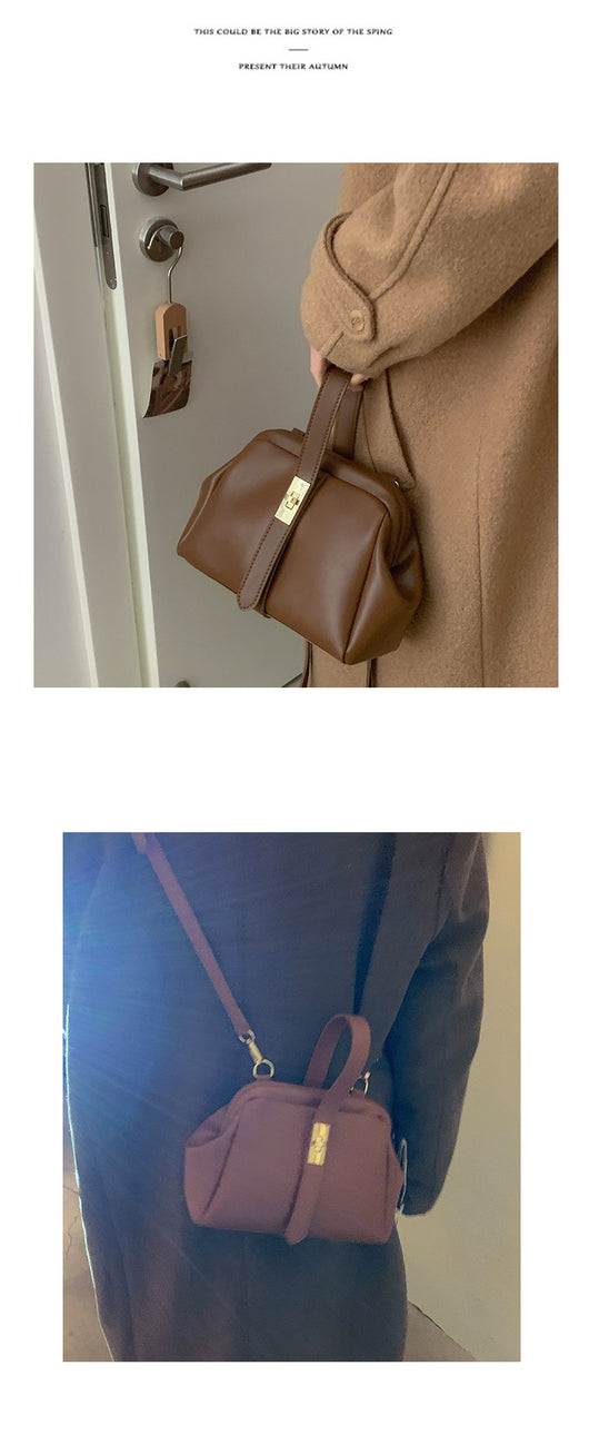 Bolsa Mensajera Retro con Cierre de Botón - Diseño Versátil - Image 10