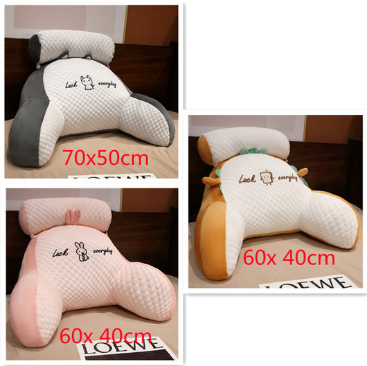 Cojín de Apoyo Lumbar Triangular - Almohada de Lectura y Respaldo para Sofá, Cama y Oficina - Image 27