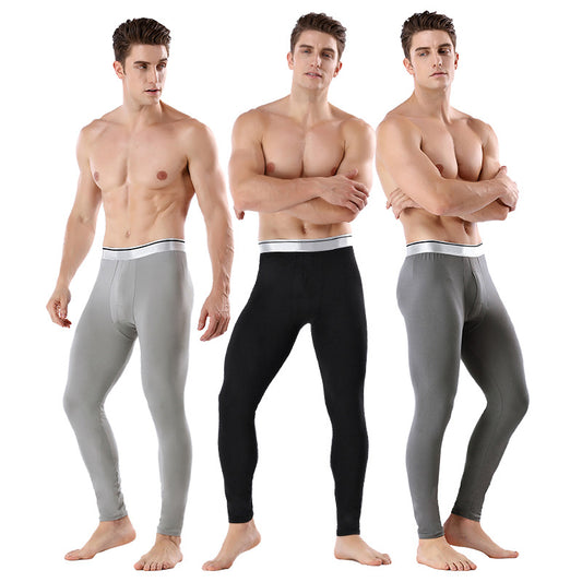 Pantalones Casuales de Algodón con Forro de Terciopelo para Hombre Plus Talla