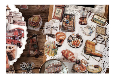 Set de 40 Stickers Decorativos Retro 'Life Love Song' - 4 Diseños DIY - Image 20