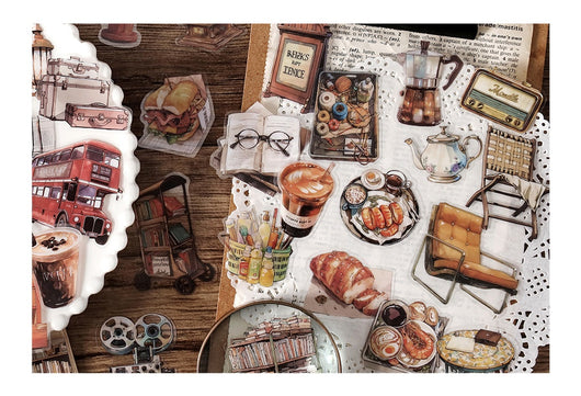 Set de 40 Stickers Decorativos Retro 'Life Love Song' - 4 Diseños DIY - Image 20