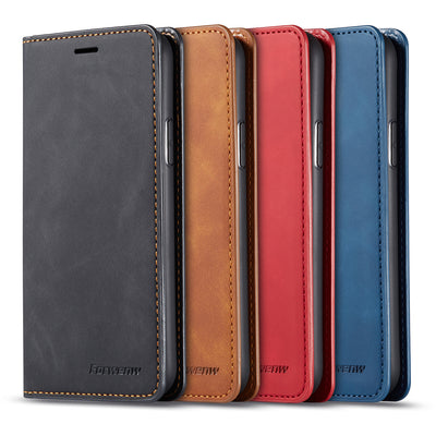 Cartera Magnética Retro con Soporte para Celular