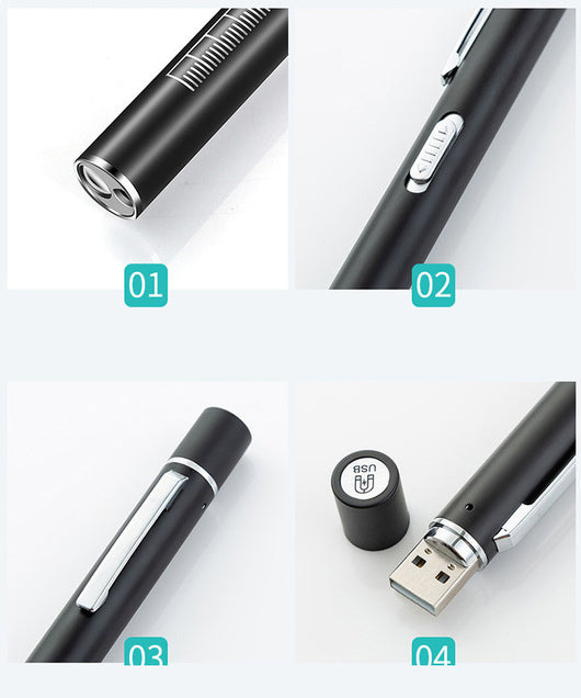 Linterna Portátil Recargable con Báscula Mini Integrada - Image 4