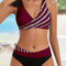 Bikini Estampado Dividido Estilo Europeo y Americano