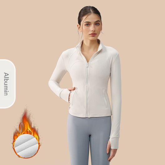 Top de Yoga sin Dedos Acolchado para Otoño e Invierno - Image 11
