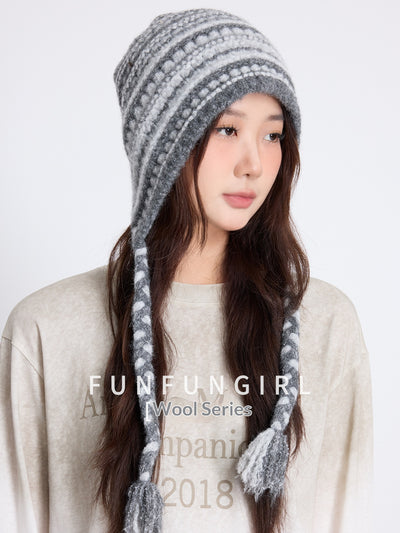 Gorro Tejido Retro para Mujer - Calidez en Lana Premium - Image 22