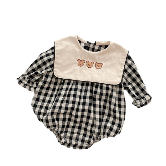 Romper Cuadriculado de Manga Larga Unisex - Image 4