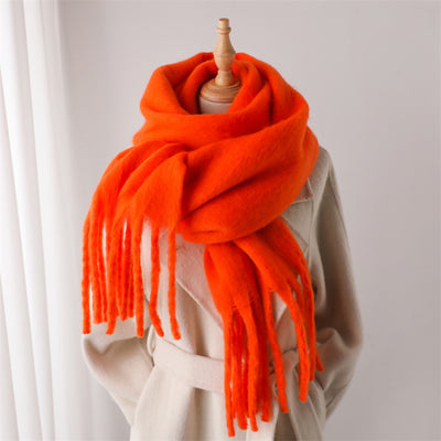 Bufanda Térmica Versátil con Borlas Extendidas para Invierno - Image 27